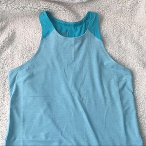 Women's Light Blue Sleeveless Top